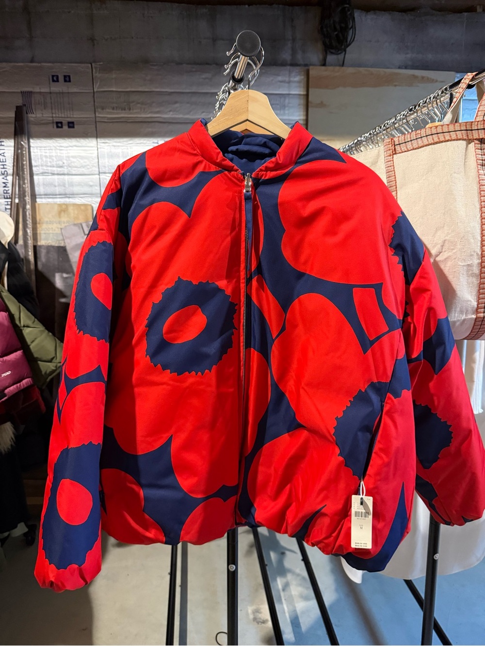 Marimekko Holkki Unikko Lightweight Padded jacket - Picture 3 of 5